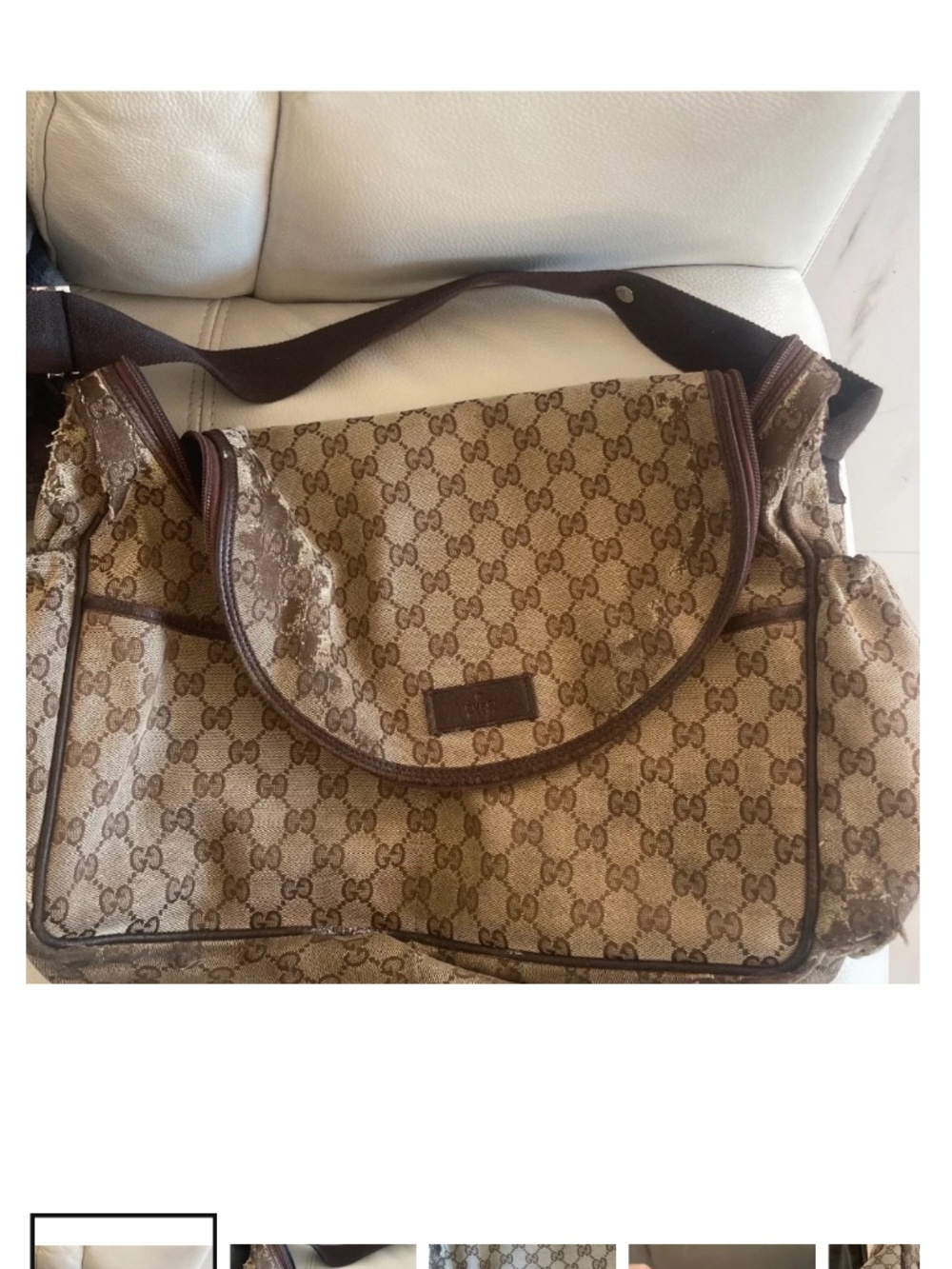 Gucci diaper bag